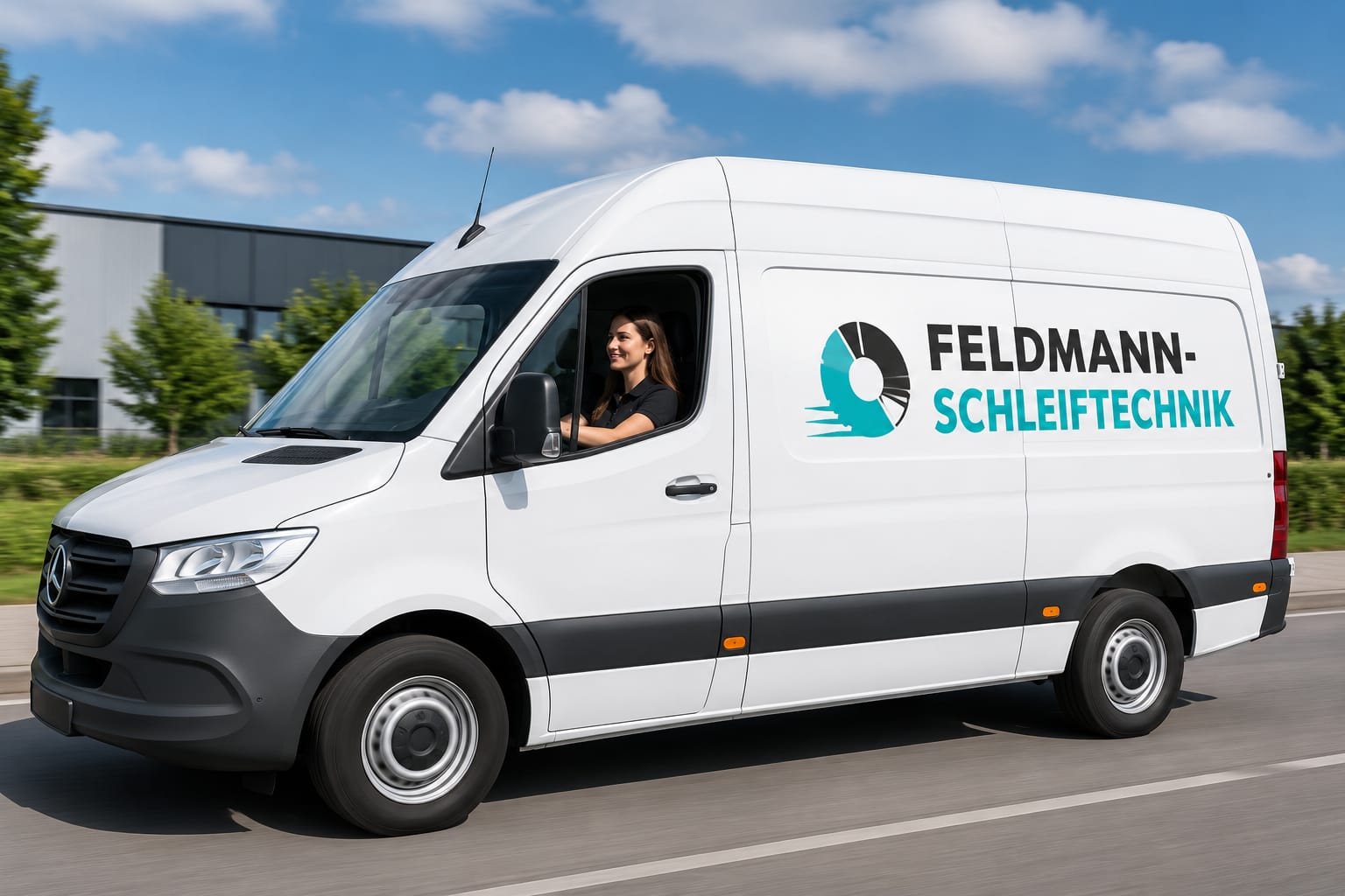 Lieferwagen Feldmann Schleiftechnik Messer Schleifservice